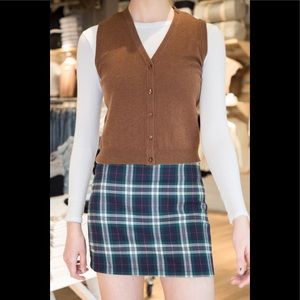 Brandy Melville brown Tessa wool sweater vest